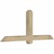 Ekena Millwork Eugene Rough Sawn Timber Gable Bracket, Douglas Fir, 60"W x 25"H x 4"D x 4"F, 10/12 Pitch GBW060X25X0404EUG00RDF - alternate 4